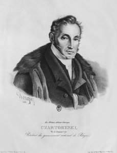 Fürst Adam George Czartoryski, 1831 von French School